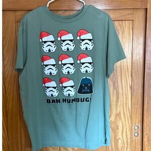 Men's Star Wars "Bah Humbug" Christmas Graphic Tee, Size Large